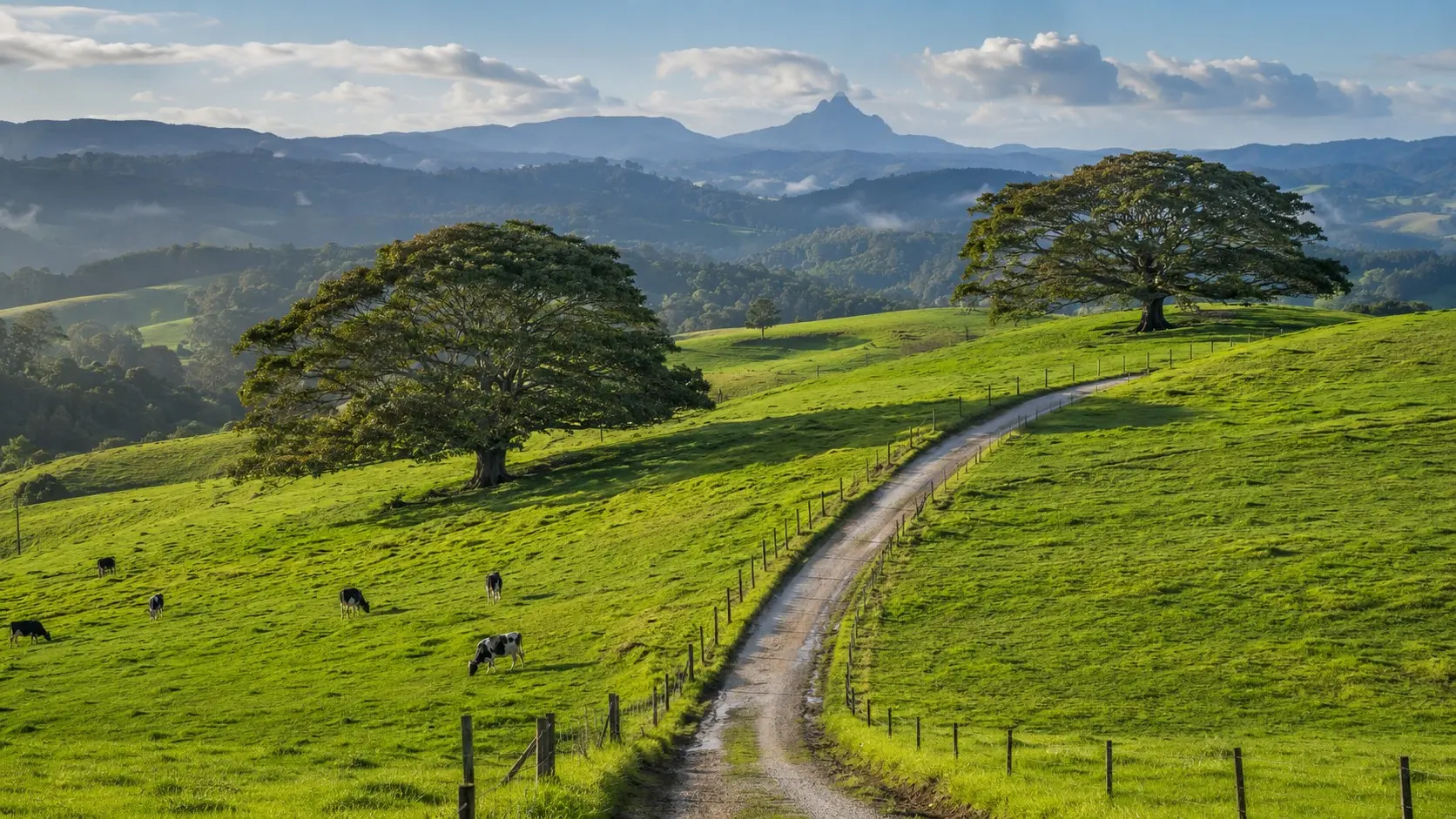 Gardens and landscape around Bangalow, Northern Rivers NSW